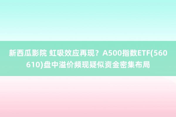 新西瓜影院 虹吸效应再现？A500指数ETF(560610)盘中溢价频现疑似资金密集布局